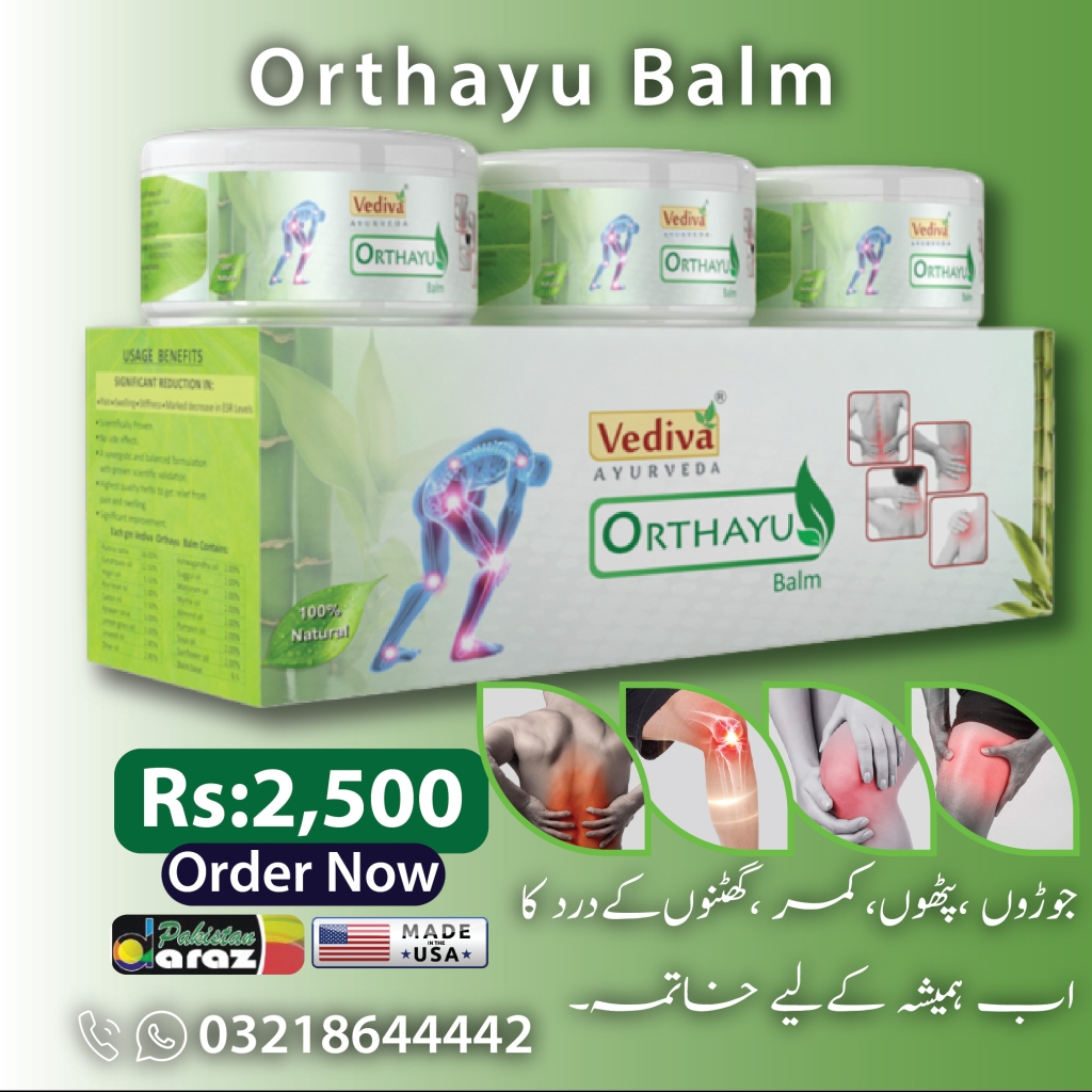 Orthayu Balm Price in Pakistan | Joints Pain Relief