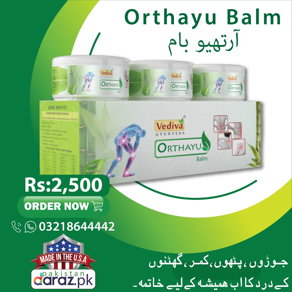 Orthayu Balm in Pakistan | Joints Pain Relief
