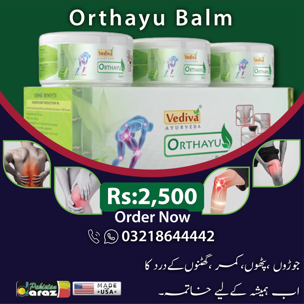 Orthayu Balm in Karachi | Helps to Reduce joint and Muscular Pain